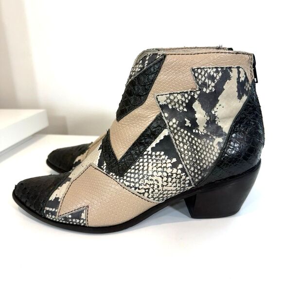 Amuse Society Matisse Last Call Western Festival Ankle Booties Women 8.5 - Picture 3 of 12